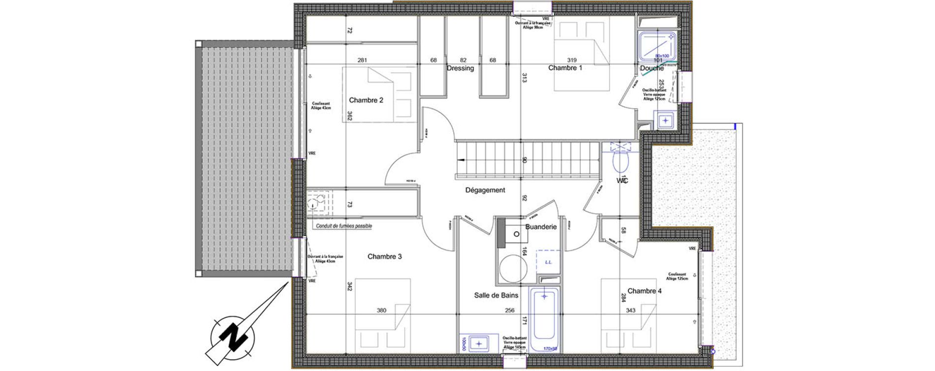 Maison T6 de 128,83 m2 &agrave; Anthy-Sur-L&eacute;man Centre