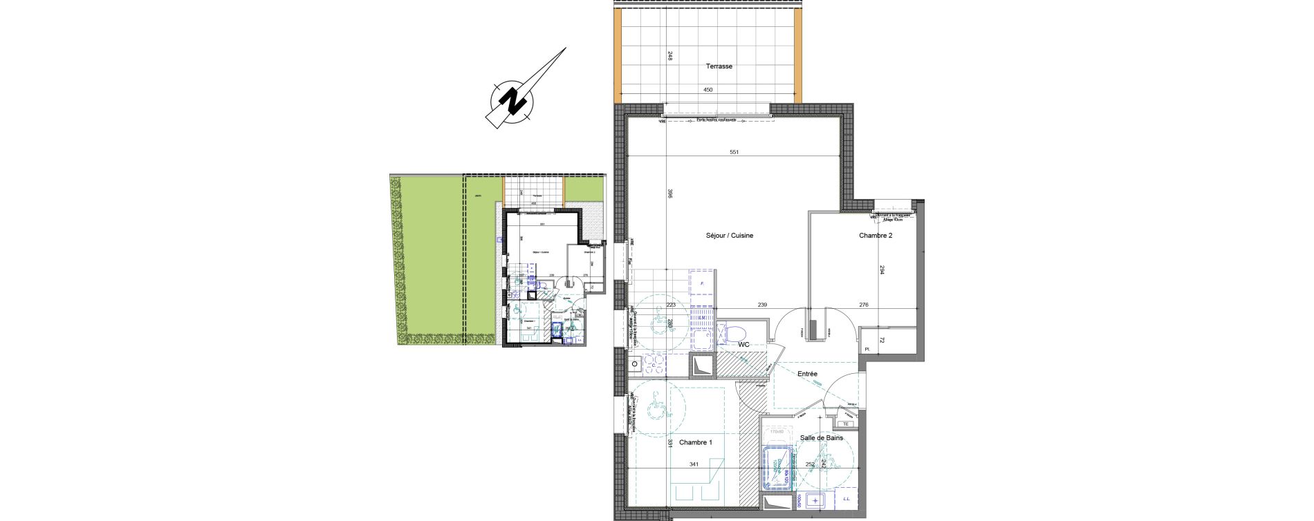 Appartement T3 de 62,42 m2 &agrave; Anthy-Sur-L&eacute;man Centre
