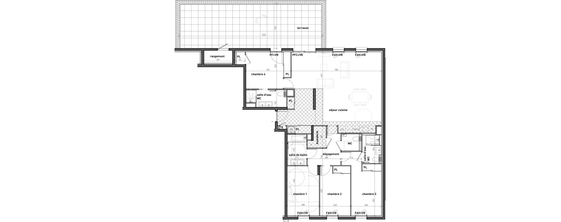 Appartement T5 de 130,60 m2 &agrave; Bossey Centre