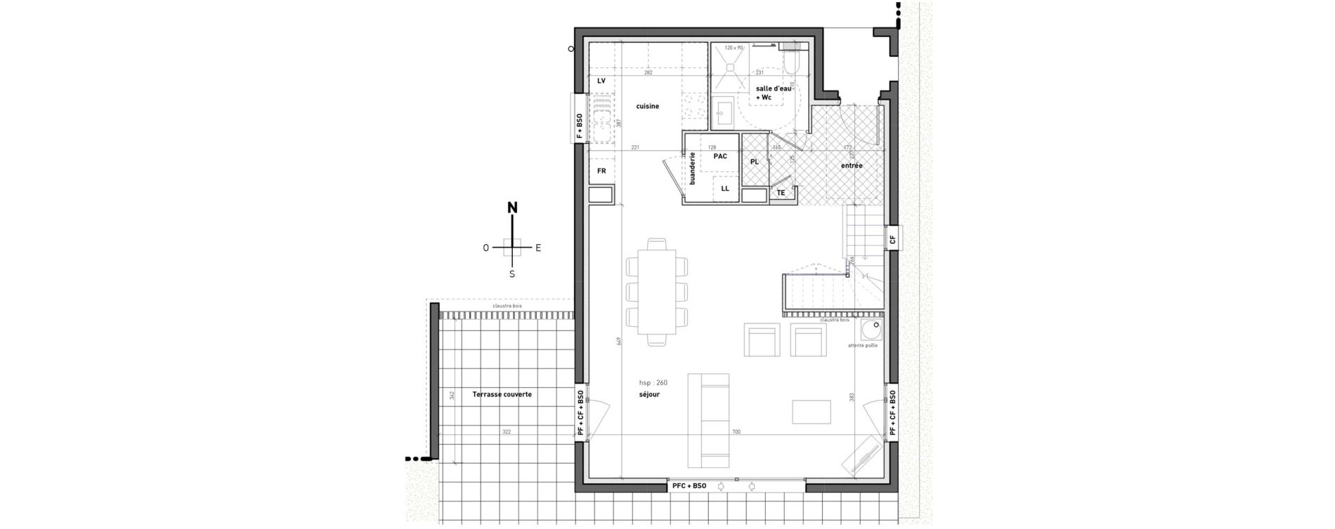 Maison T5 de 130,50 m2 &agrave; Bossey Centre