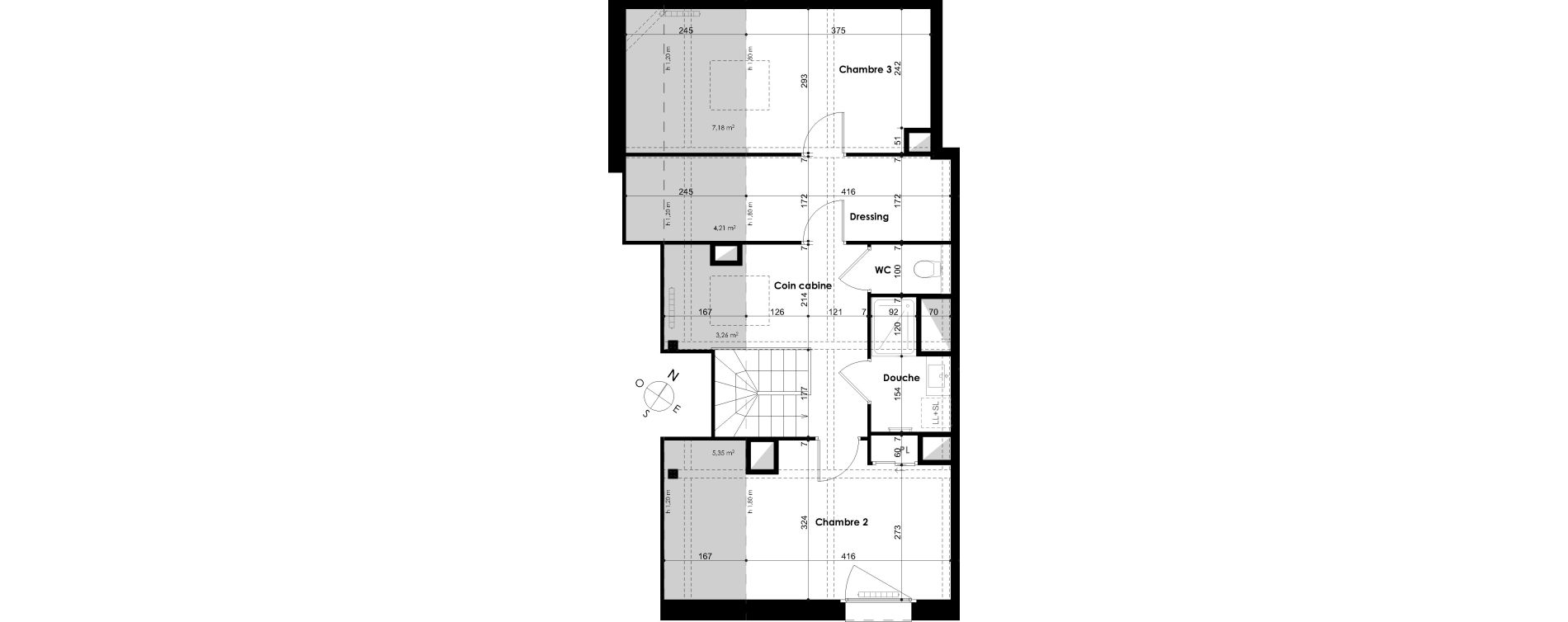 Duplex T4 de 103,75 m2 &agrave; Chamonix-Mont-Blanc Centre