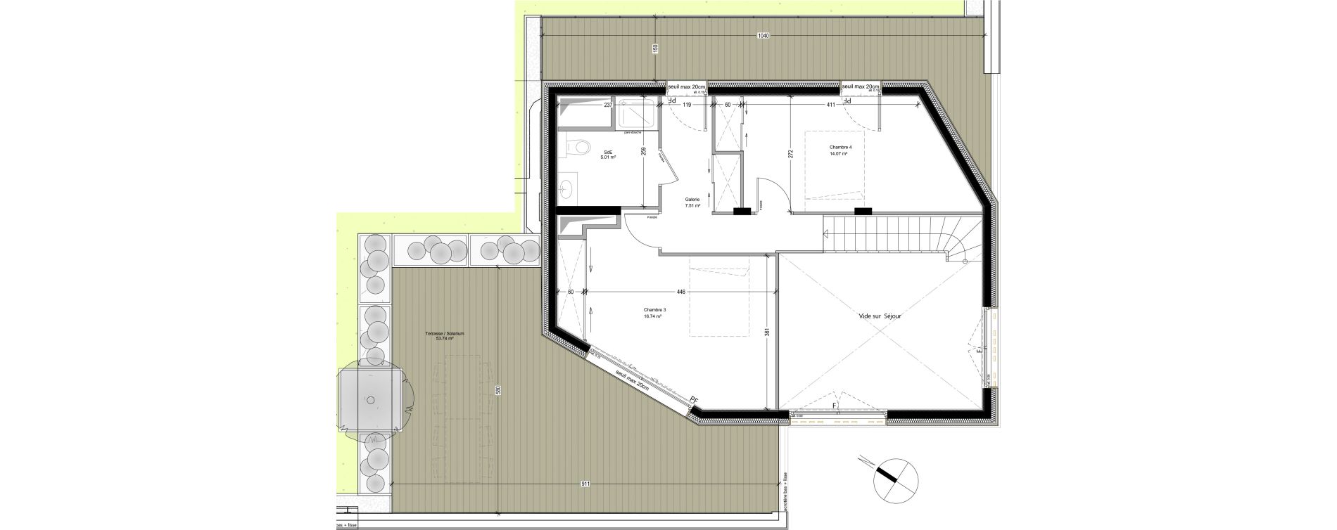 Appartement T5 de 125,31 m2 &agrave; Collonges-Sous-Sal&egrave;ve Centre