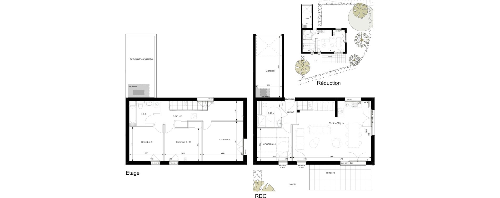 Maison T5 de 120,19 m2 &agrave; Doussard Centre