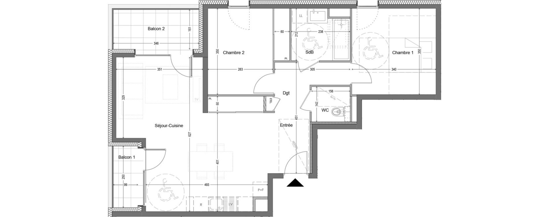 Appartement T3 de 68,32 m2 &agrave; Douvaine Centre