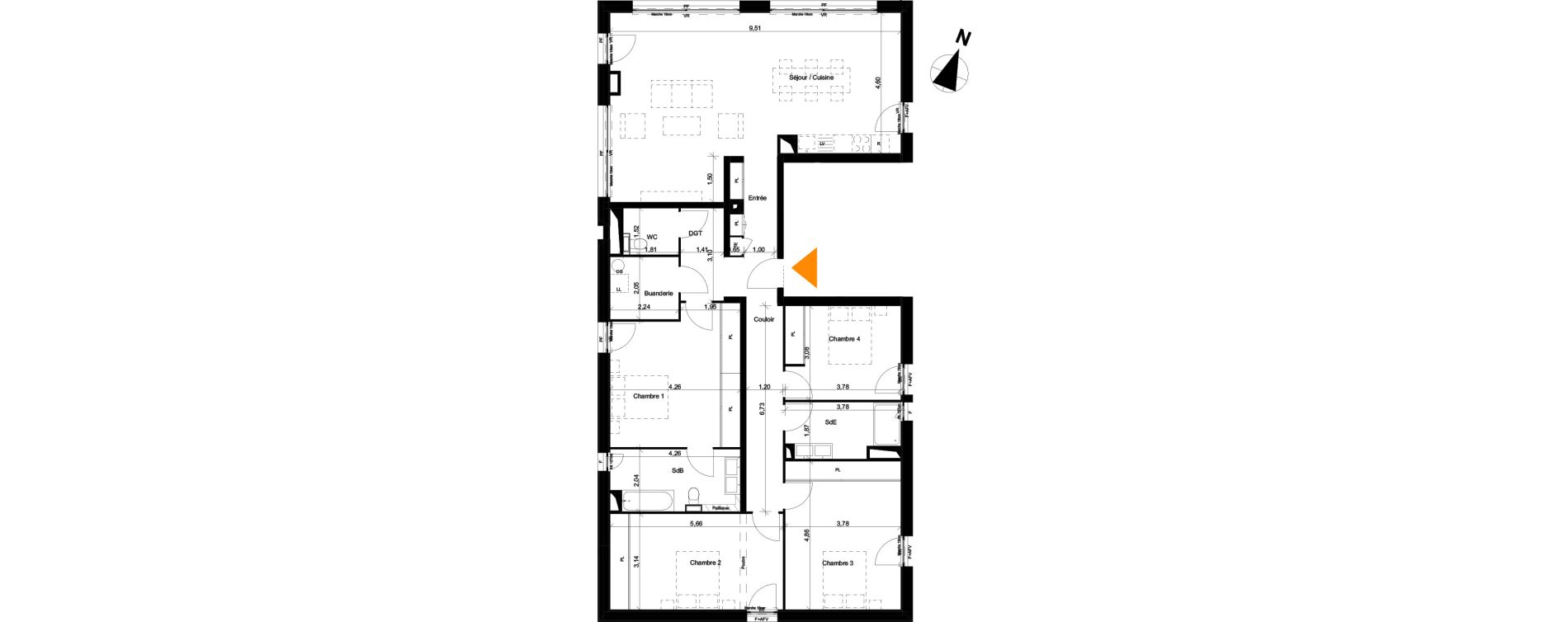 Appartement T5 de 157,16 m2 &agrave; &Eacute;vian-Les-Bains Centre