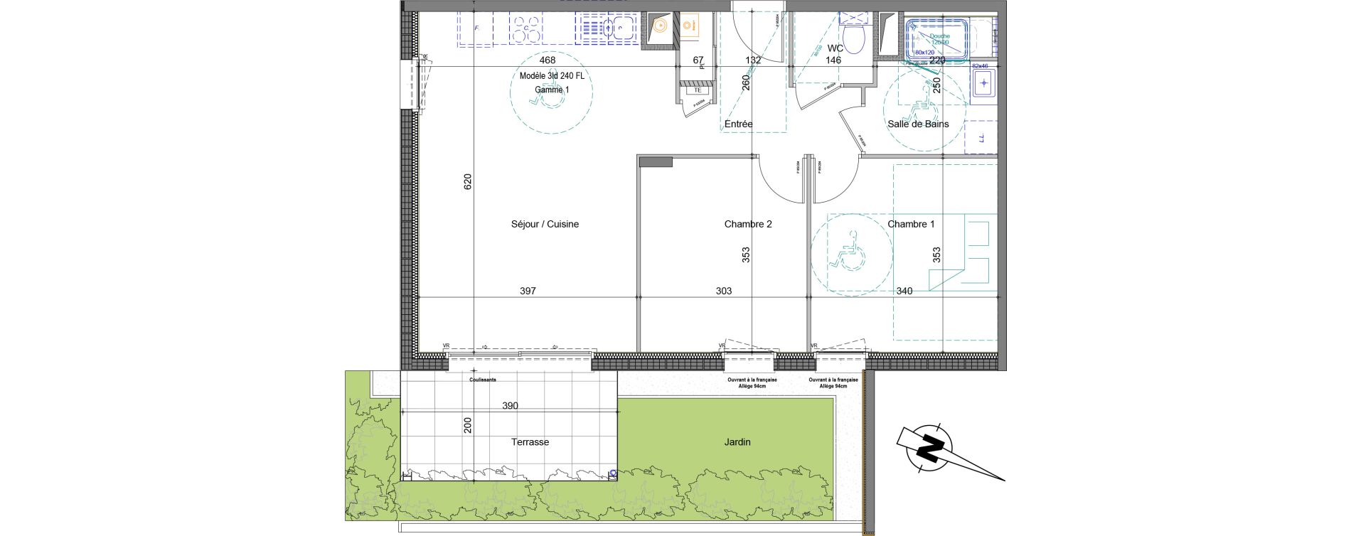 Appartement T3 de 62,25 m2 &agrave; La Roche-Sur-Foron Centre