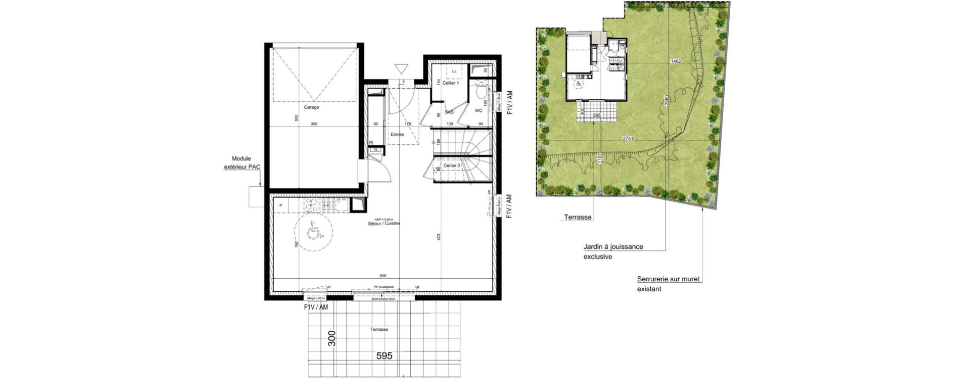 Maison T5 de 115,32 m2 &agrave; Marcellaz Centre