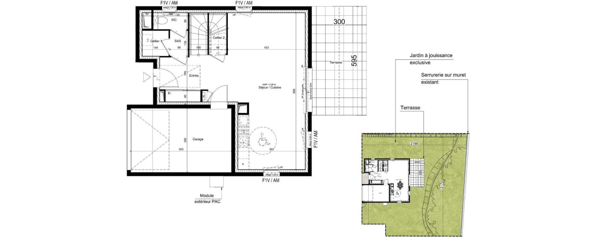 Maison T5 de 115,27 m2 &agrave; Marcellaz Centre