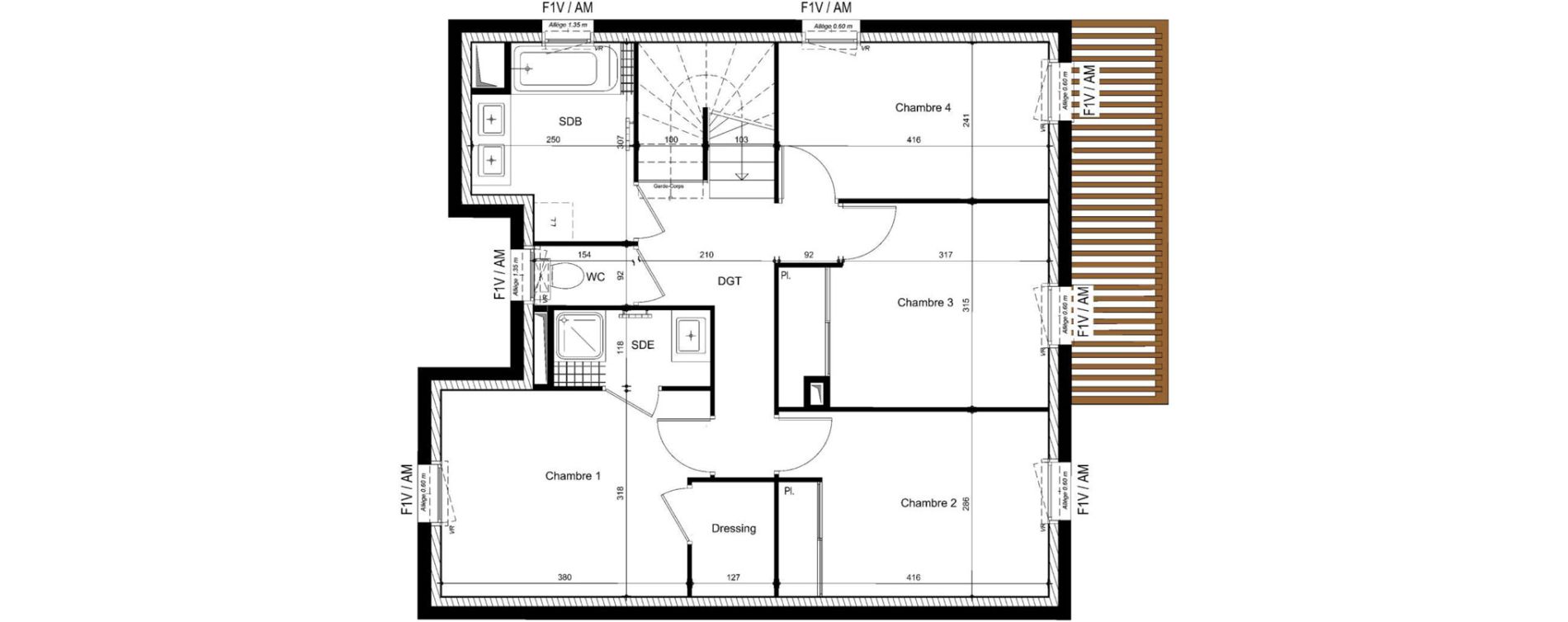 Maison T5 de 115,27 m2 &agrave; Marcellaz Centre