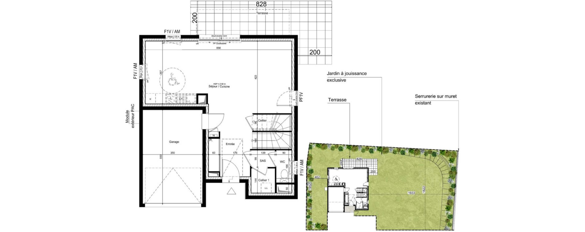 Maison T5 de 115,39 m2 &agrave; Marcellaz Centre