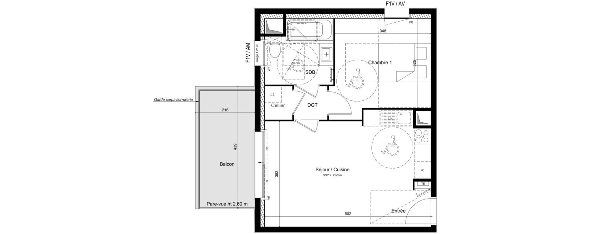 Appartement T2 de 43,32 m2 &agrave; Marcellaz Centre