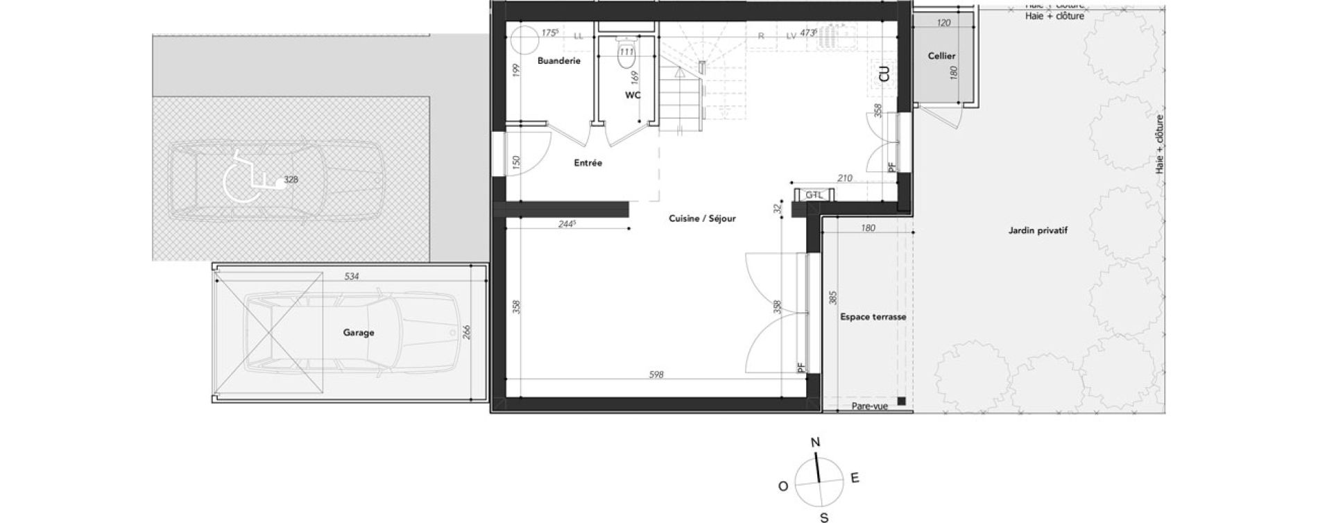 Maison T4 de 90,93 m2 &agrave; Marignier Centre