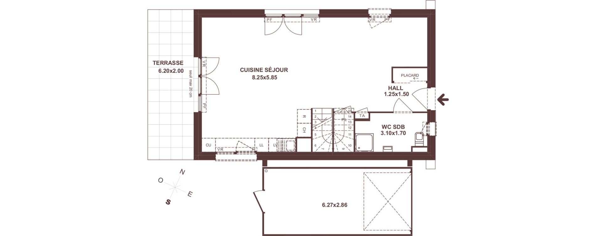 Maison T4 de 105,84 m2 &agrave; Marignier Centre