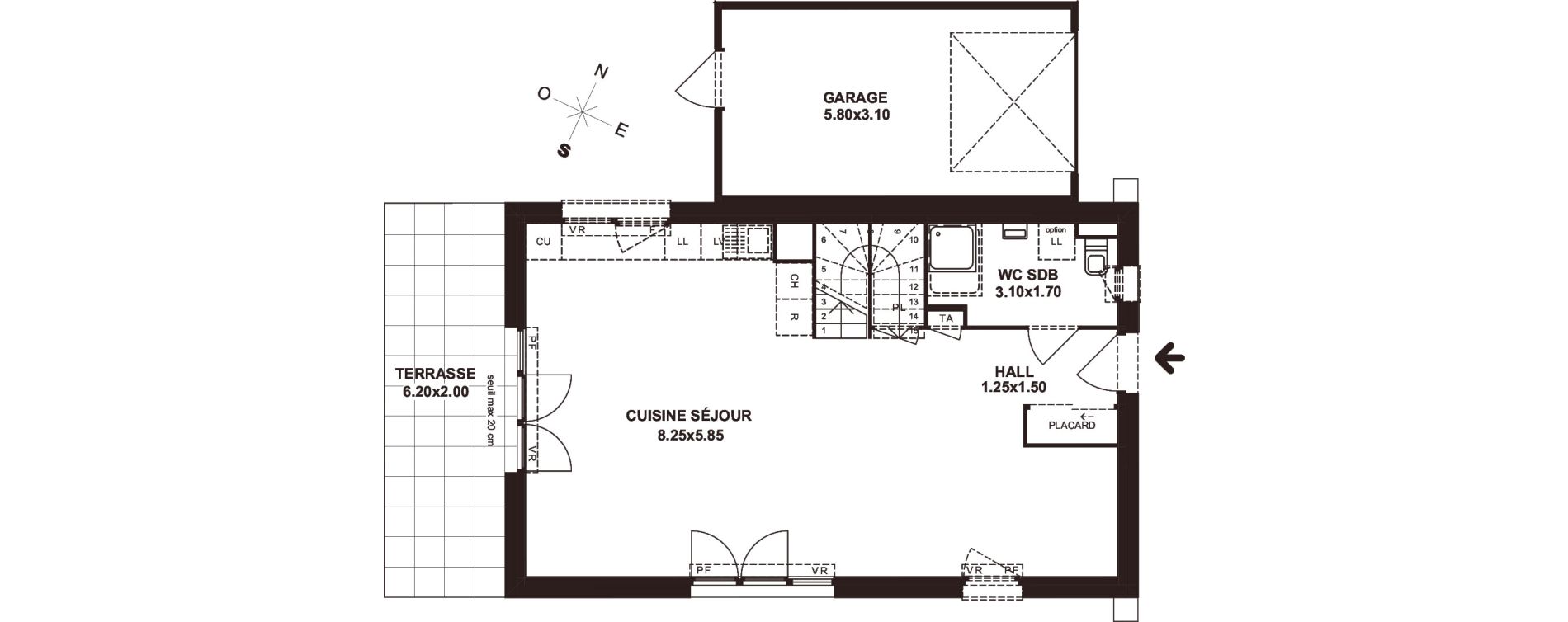Appartement T4 de 105,99 m2 &agrave; Marignier Centre