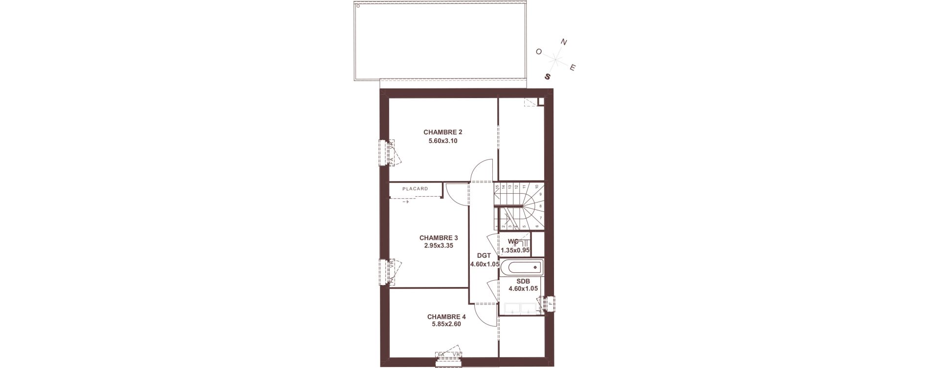 Maison T4 de 104,83 m2 &agrave; Marignier Centre