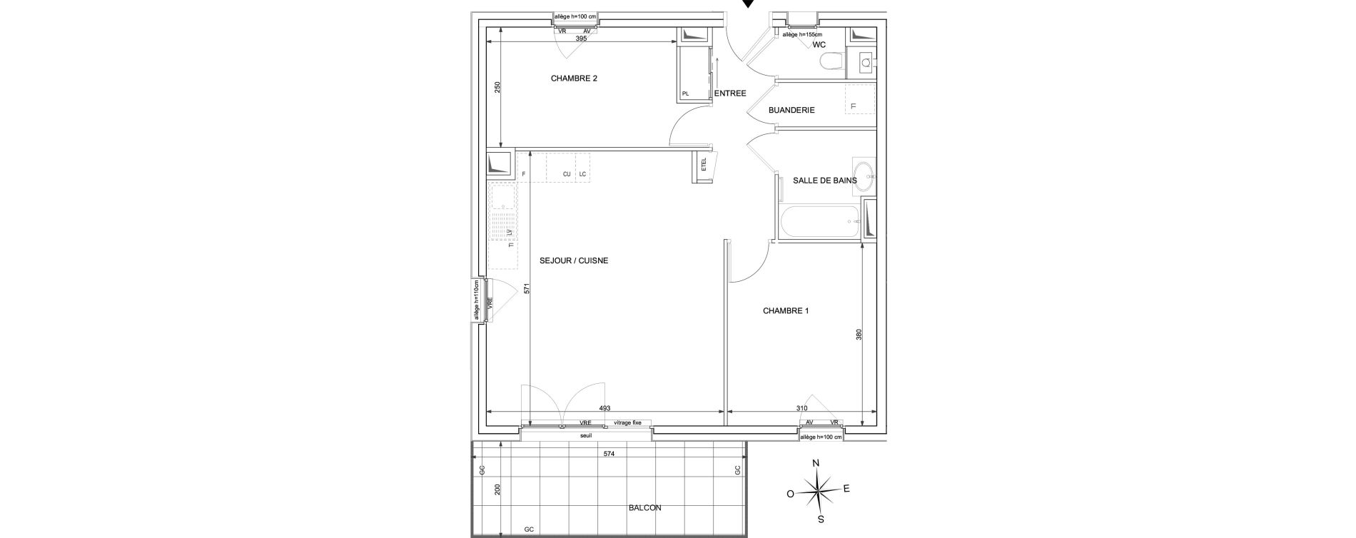 Appartement T3 de 63,53 m2 &agrave; Marigny-Saint-Marcel Marigny st marcel