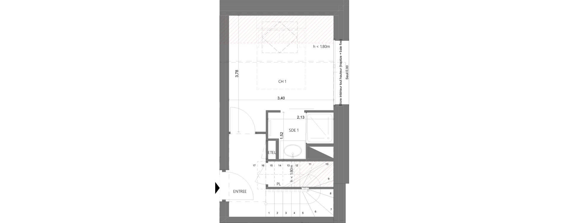 Duplex T4 de 104,41 m2 &agrave; Morzine Centre