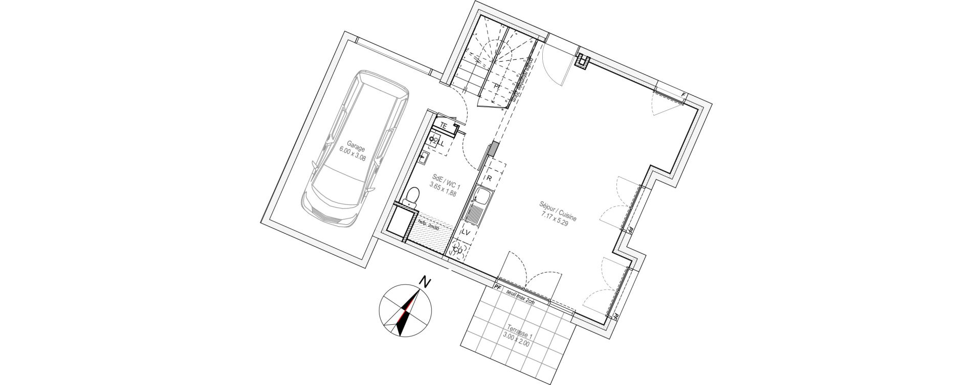 Maison T4 de 103,03 m2 &agrave; Perrignier Centre