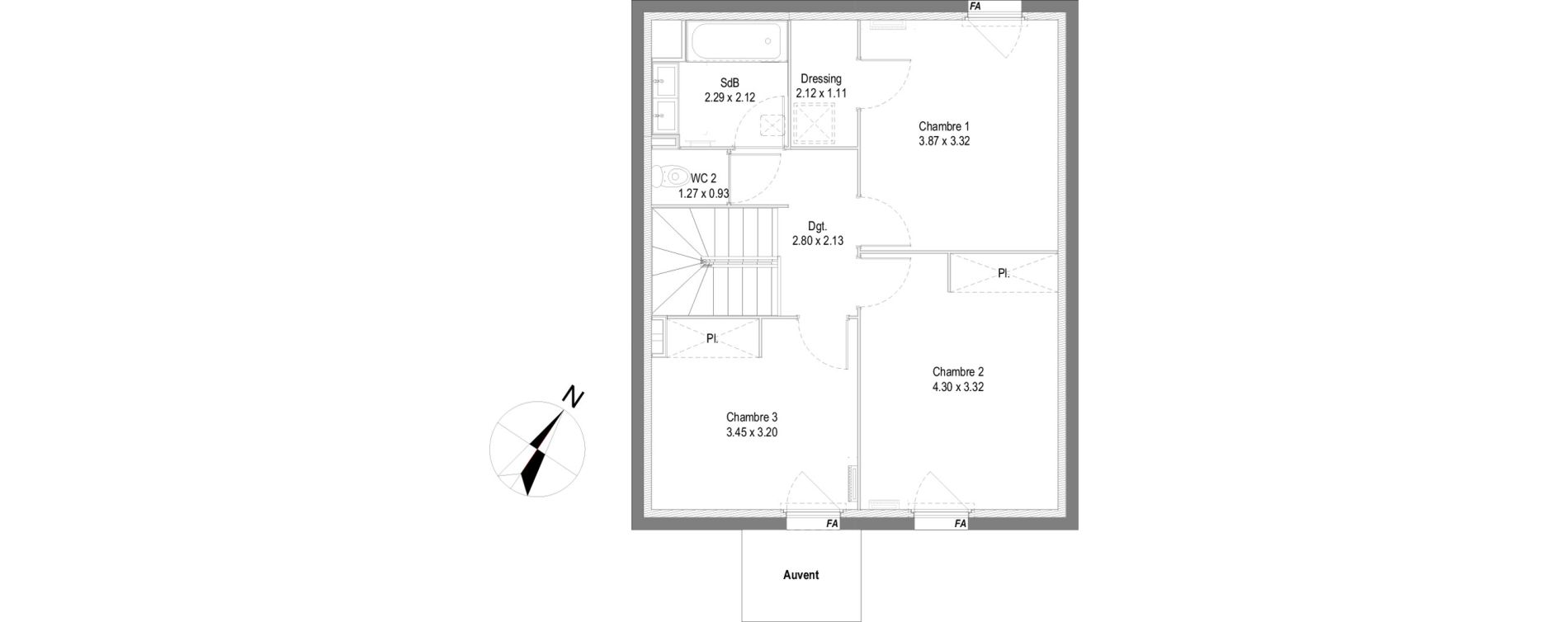 Maison T4 de 102,97 m2 &agrave; Perrignier Centre