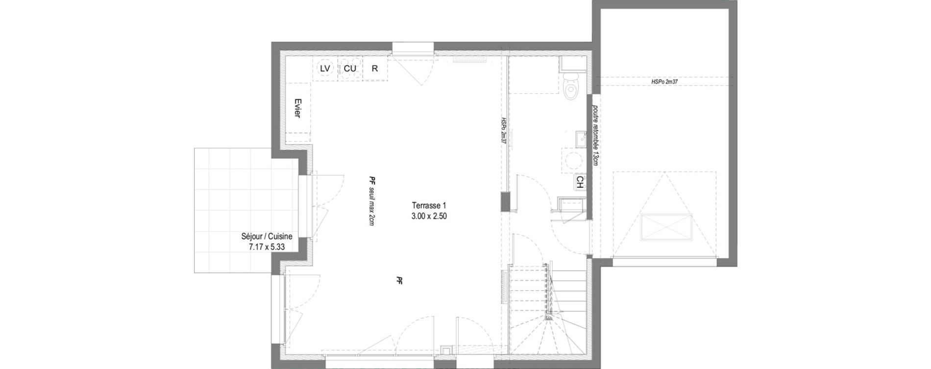 Maison T4 de 102,71 m2 &agrave; Perrignier Centre