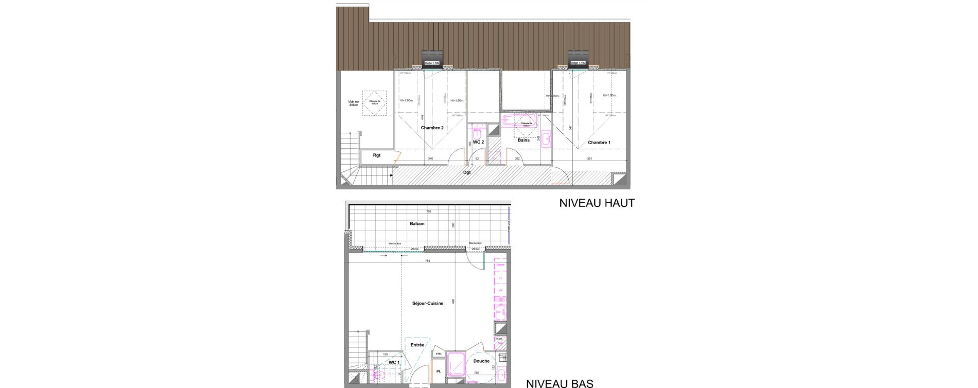 Duplex T3 de 86,51 m2 &agrave; Reignier-&Eacute;sery Centre