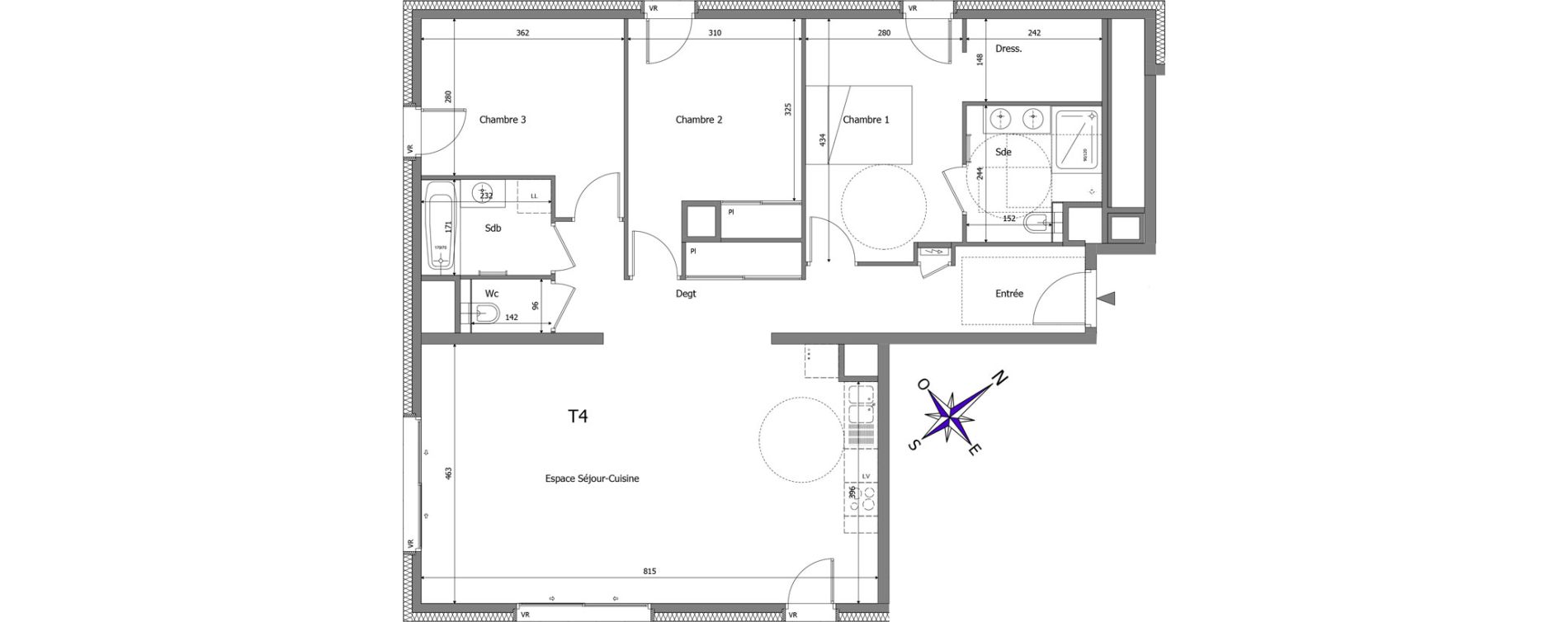 Maison T4 de 100,75 m2 &agrave; Reignier-&Eacute;sery Centre