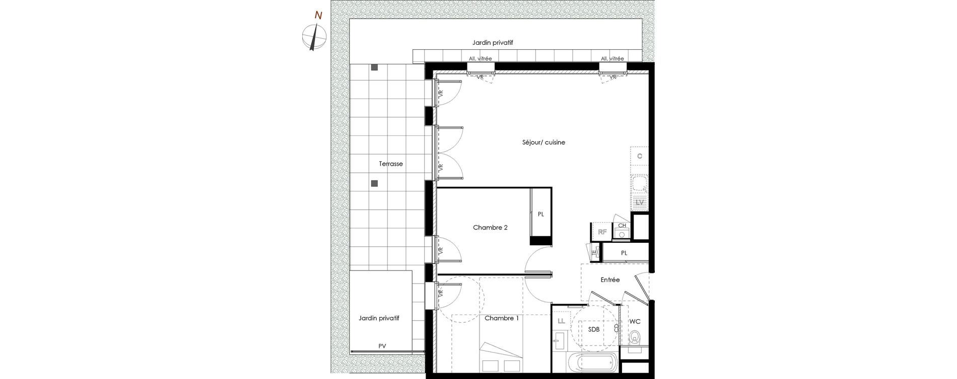 Appartement T3 de 64,16 m2 à Rumilly Centre