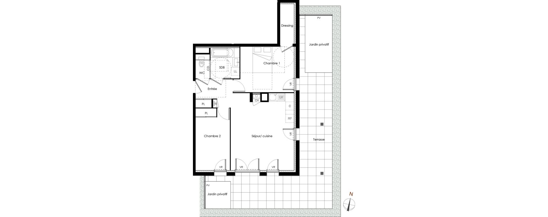Appartement T3 de 64,17 m2 &agrave; Rumilly Centre