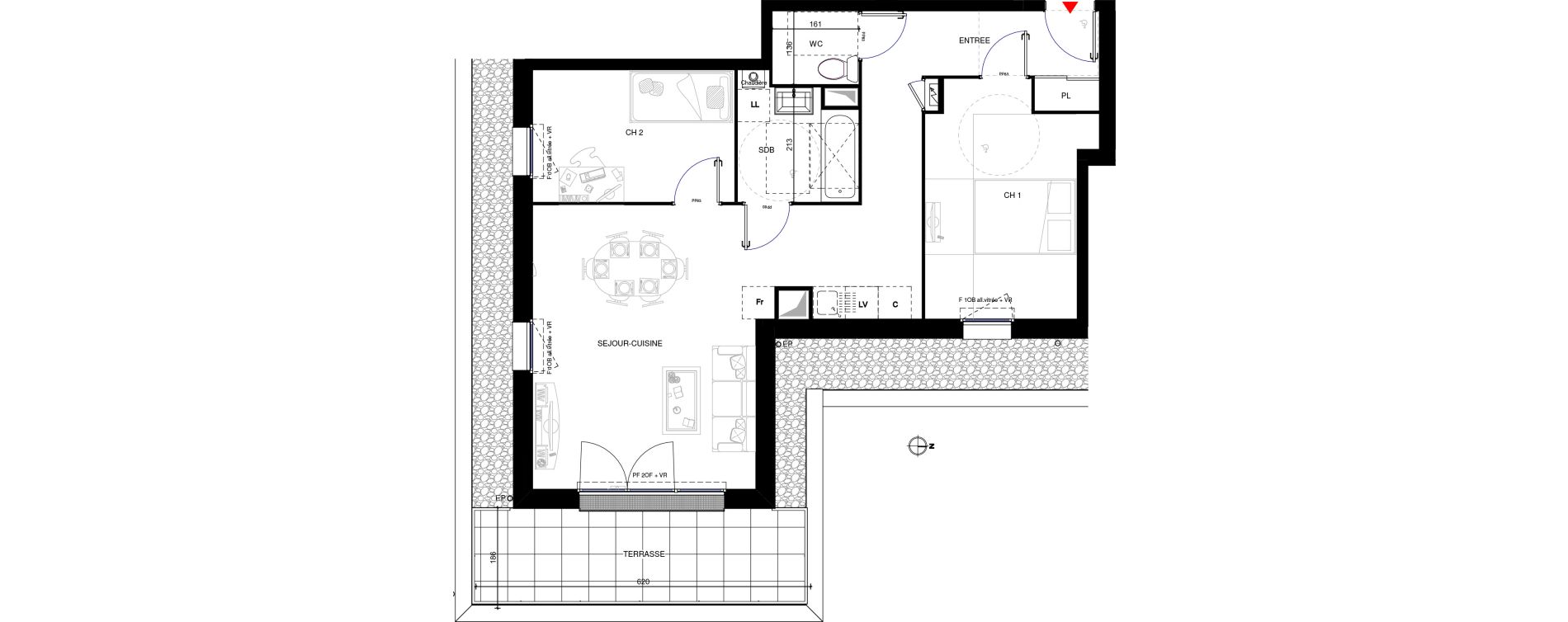 Appartement T3 de 65,00 m2 à Rumilly Centre