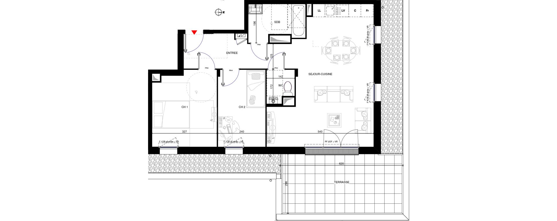 Appartement T3 de 67,00 m2 à Rumilly Centre
