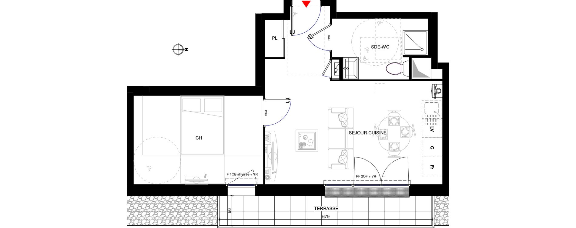 Appartement T2 de 40,00 m2 &agrave; Rumilly Centre