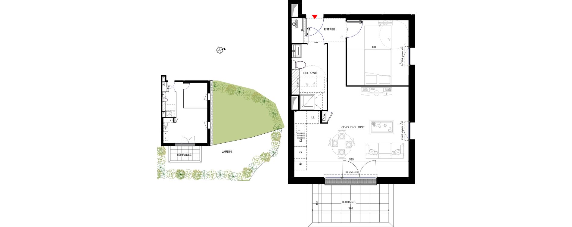 Appartement T2 de 48,00 m2 &agrave; Rumilly Centre