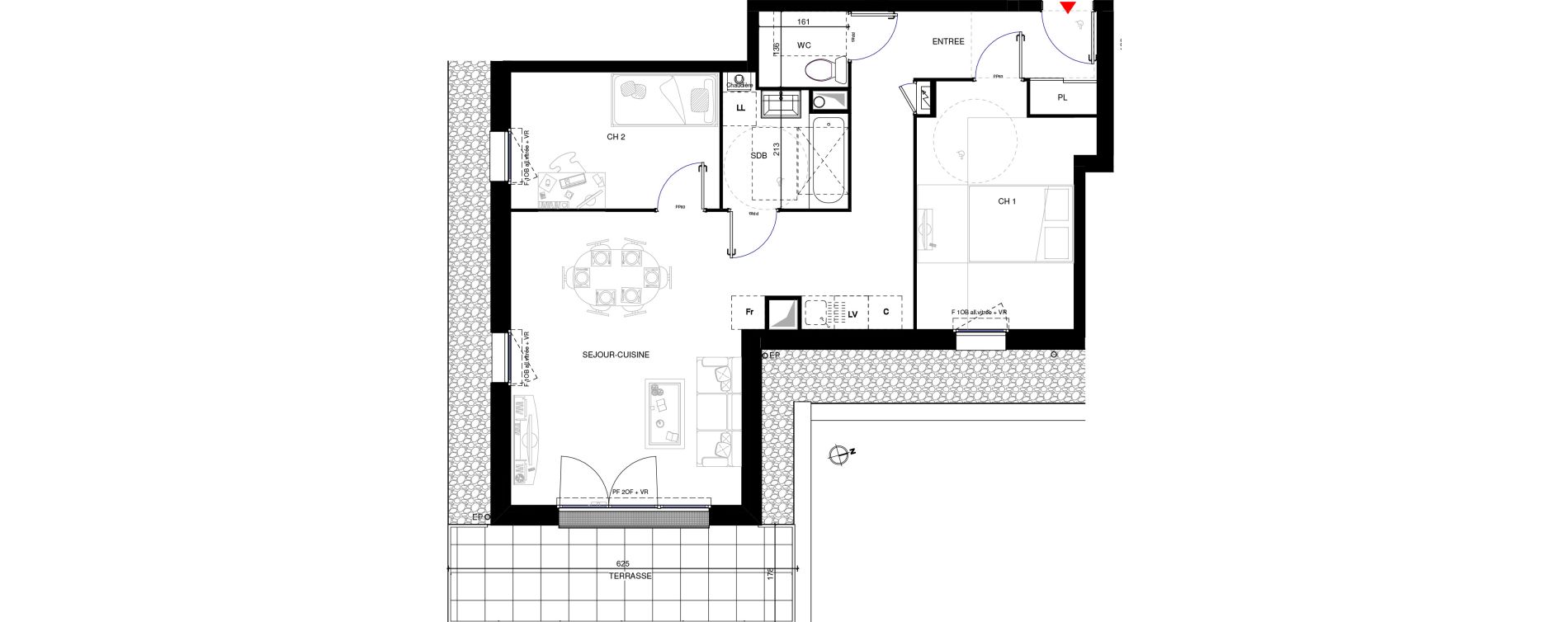 Appartement T3 de 65,00 m2 &agrave; Rumilly Centre