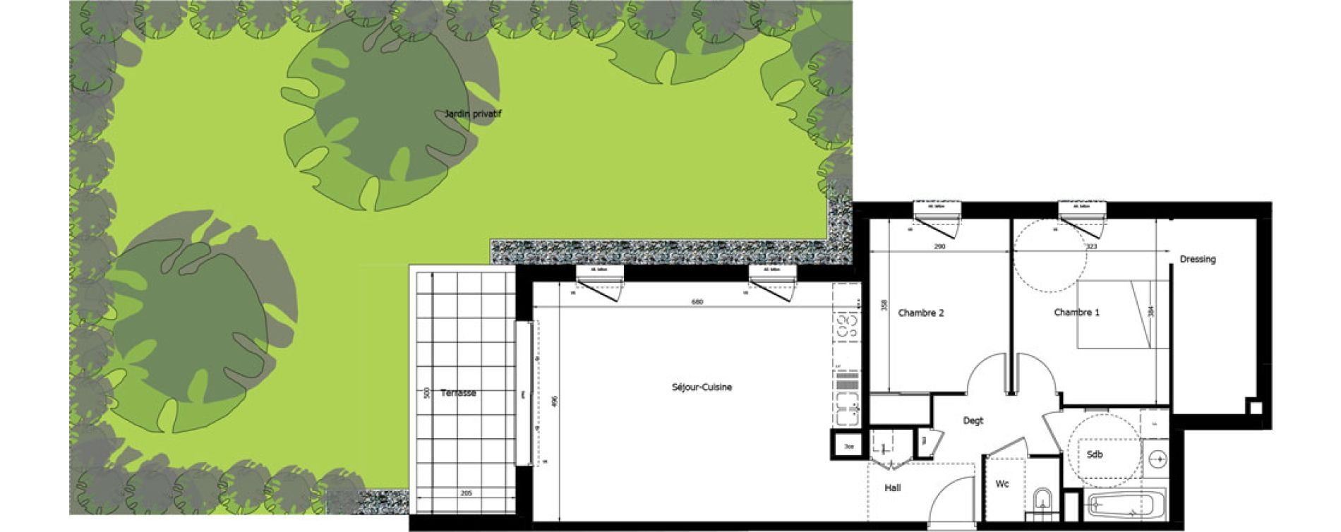 Appartement T3 de 77,22 m2 &agrave; Rumilly Centre