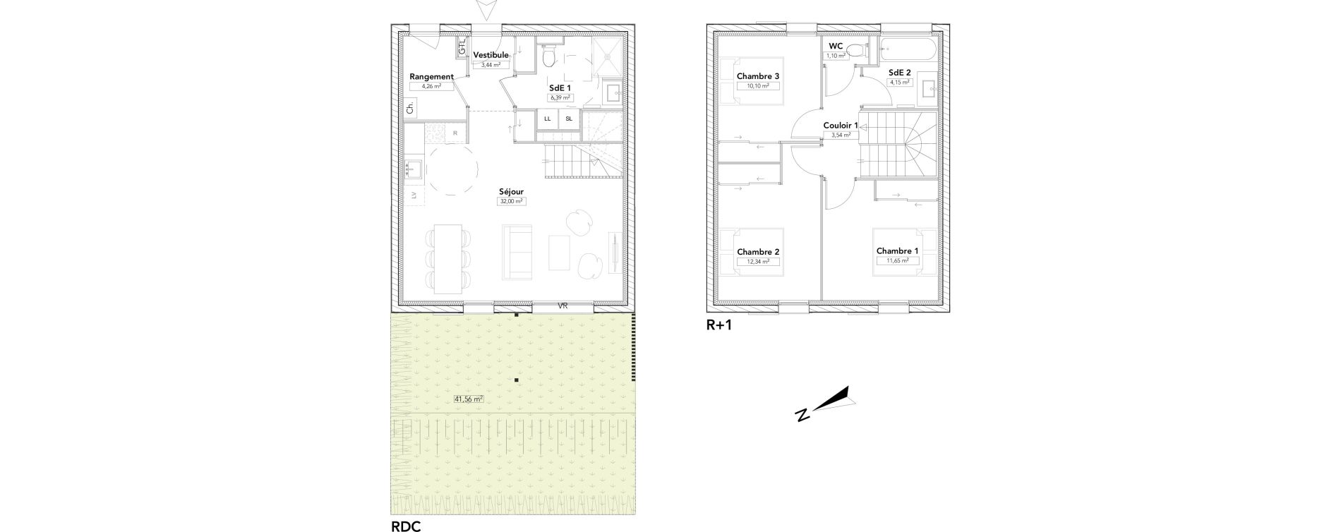 Maison T4 de 88,97 m2 &agrave; Saint-Cergues Centre