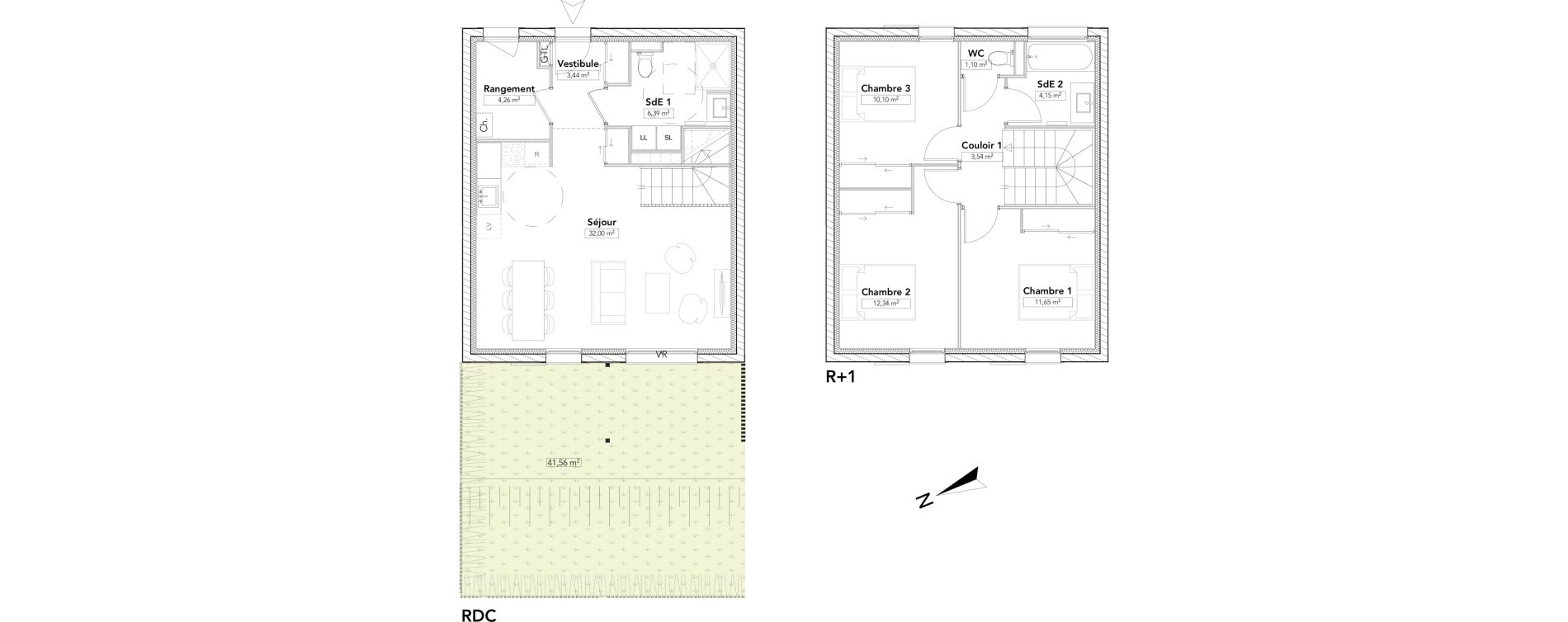 Maison T4 de 88,97 m2 &agrave; Saint-Cergues Centre