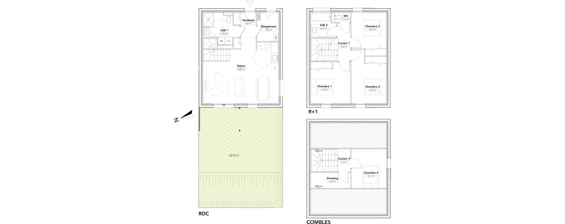 Maison T5 de 105,22 m2 &agrave; Saint-Cergues Centre