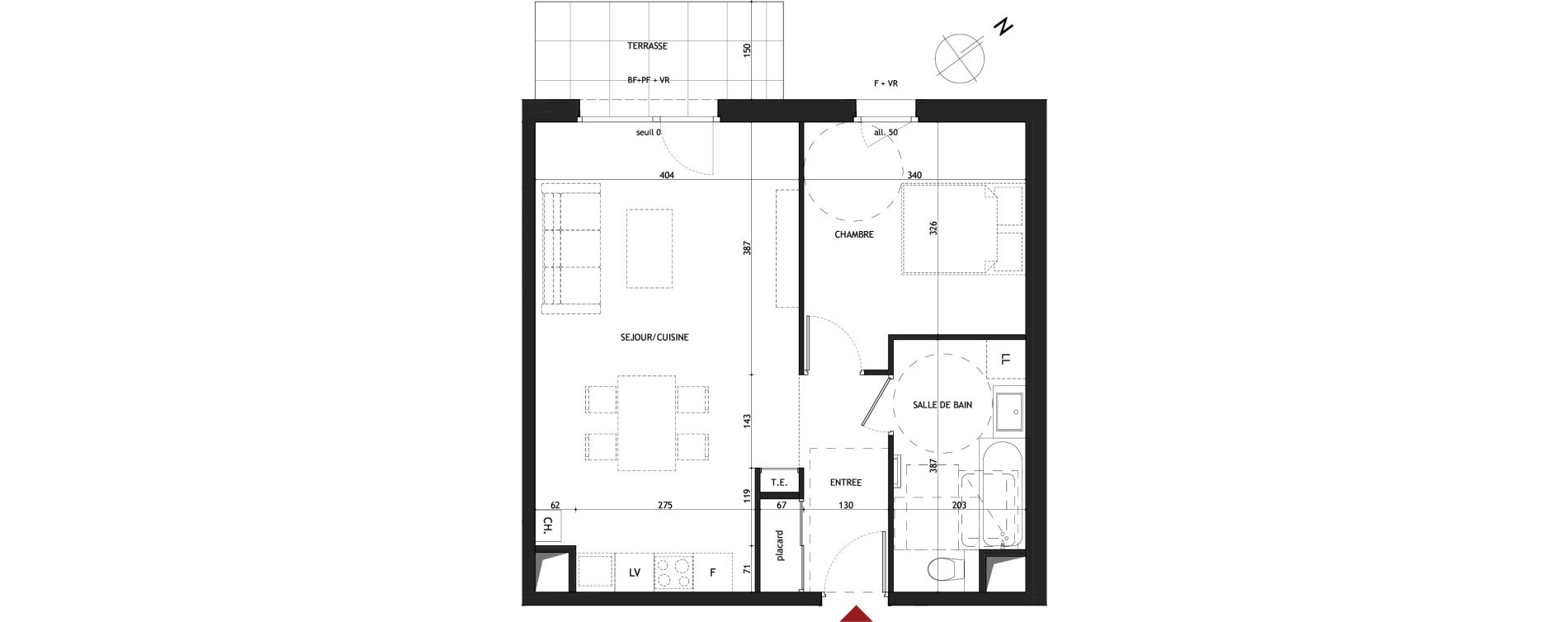 Appartement T2 de 52,14 m2 &agrave; Saint-Gervais-Les-Bains Le fayet