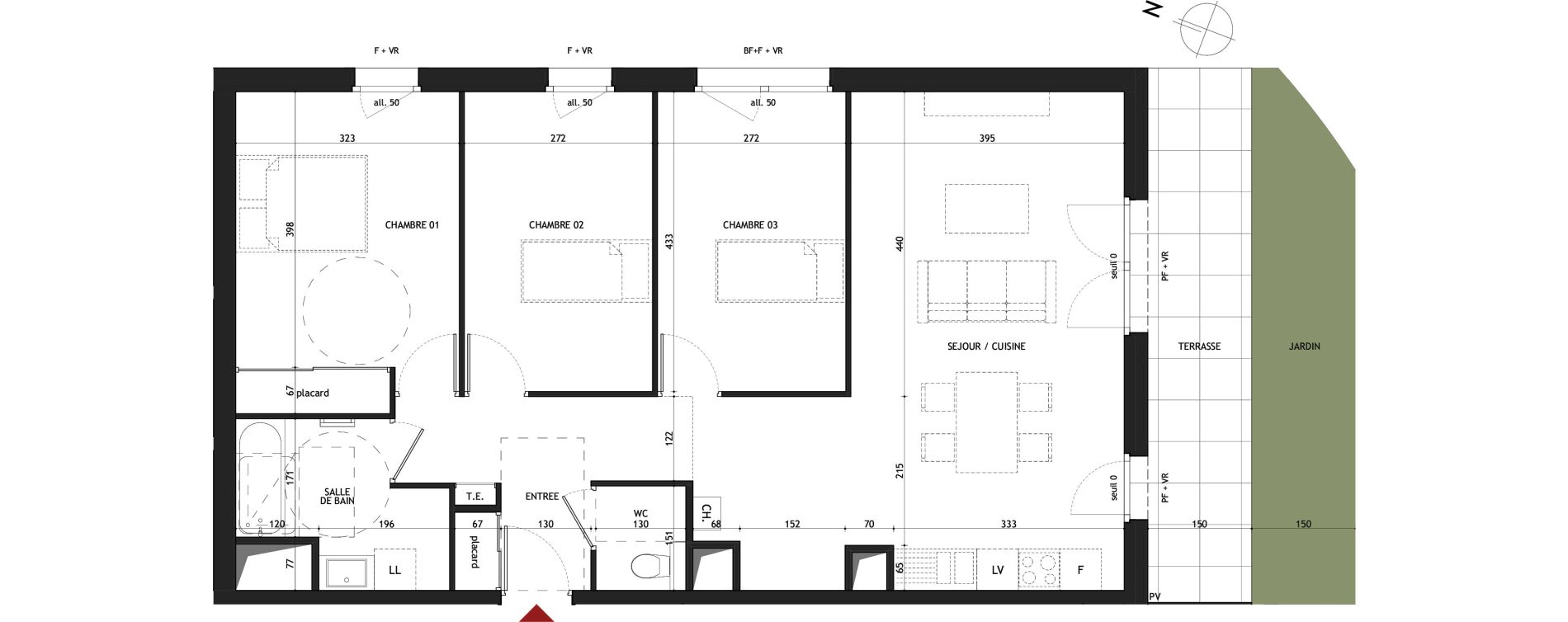 Appartement T4 de 88,10 m2 &agrave; Saint-Gervais-Les-Bains Le fayet