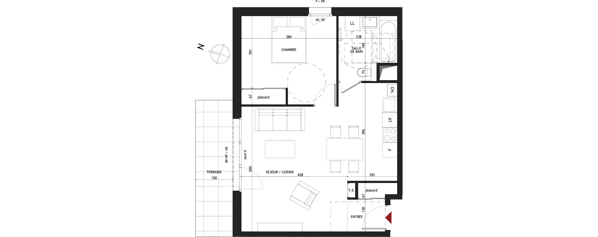Appartement T2 de 52,25 m2 &agrave; Saint-Gervais-Les-Bains Le fayet
