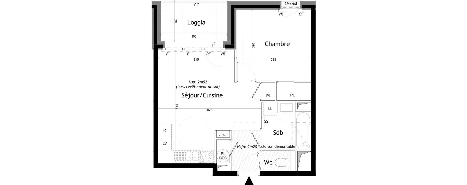 Appartement T2 de 40,54 m2 &agrave; Saint-Gervais-Les-Bains Le fayet