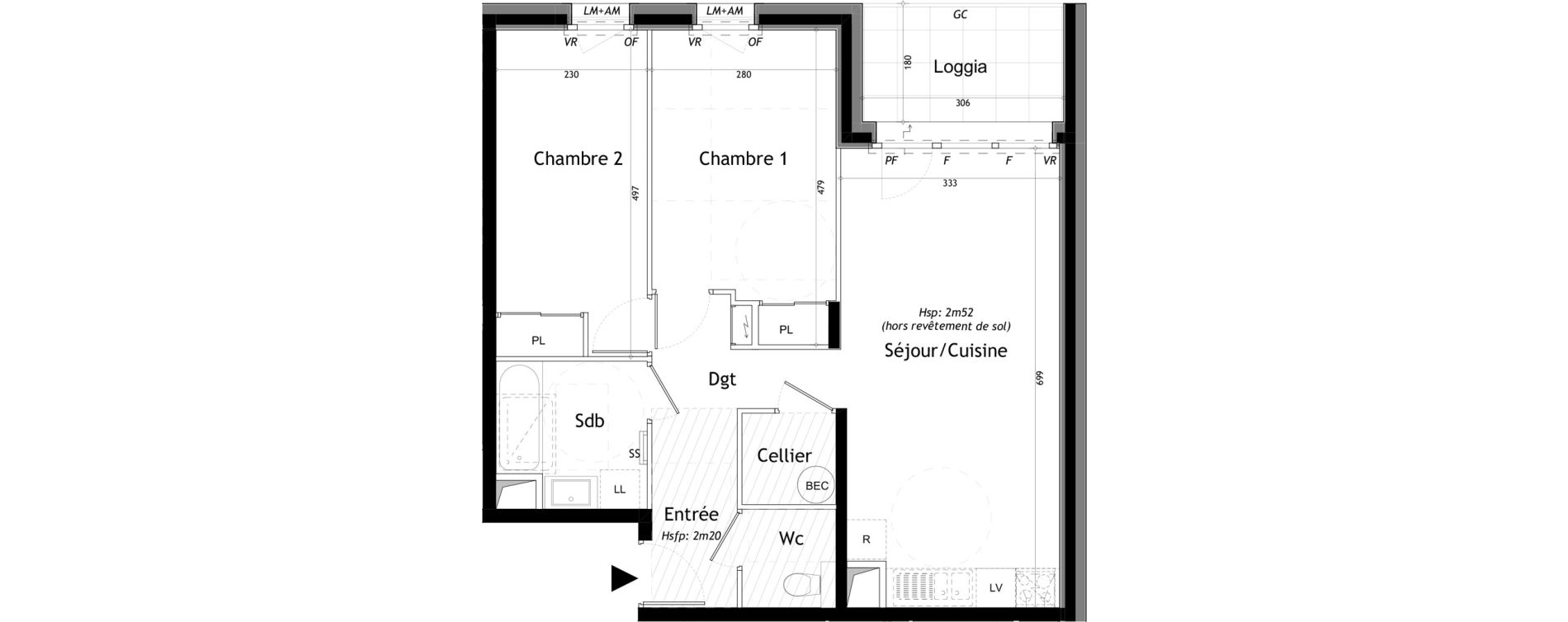 Appartement T3 de 62,52 m2 &agrave; Saint-Gervais-Les-Bains Le fayet