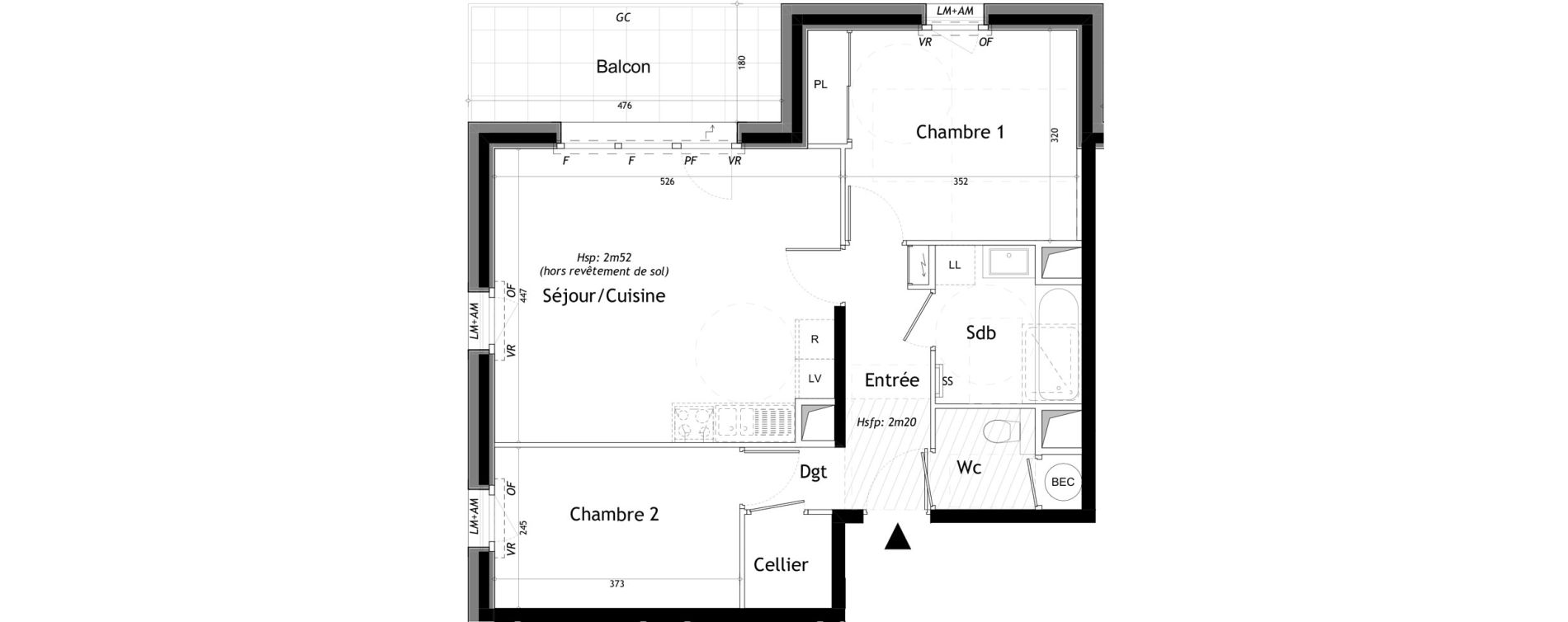 Appartement T3 de 60,61 m2 &agrave; Saint-Gervais-Les-Bains Le fayet