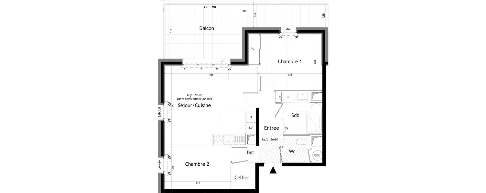 Appartement T3 de 60,61 m2 &agrave; Saint-Gervais-Les-Bains Le fayet