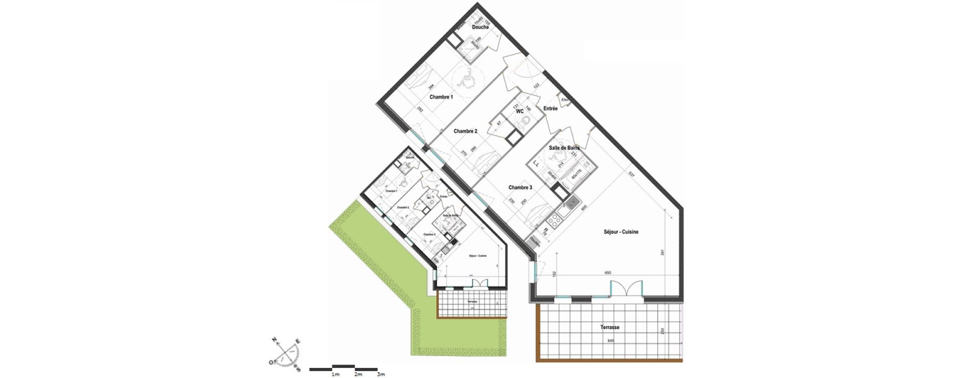 Appartement T4 de 83,79 m2 &agrave; Saint-Julien-En-Genevois Centre