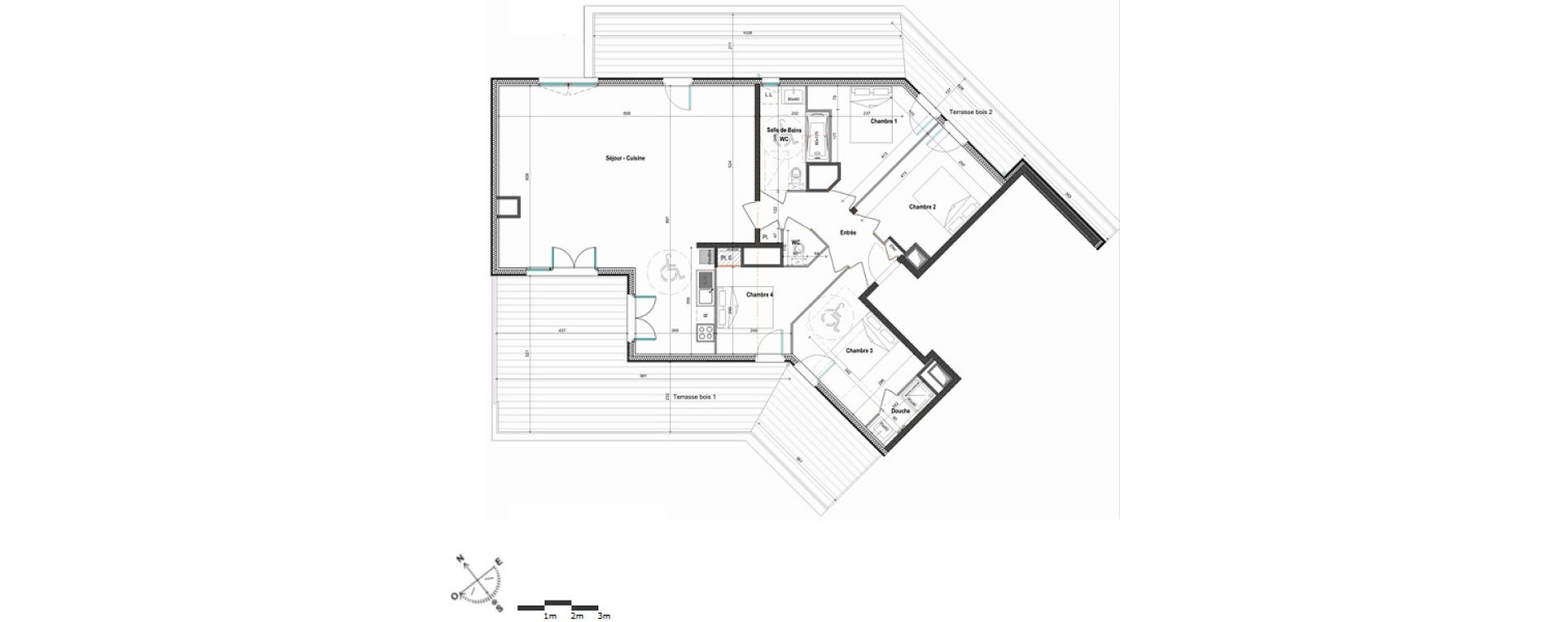 Appartement T5 de 118,27 m2 &agrave; Saint-Julien-En-Genevois Centre