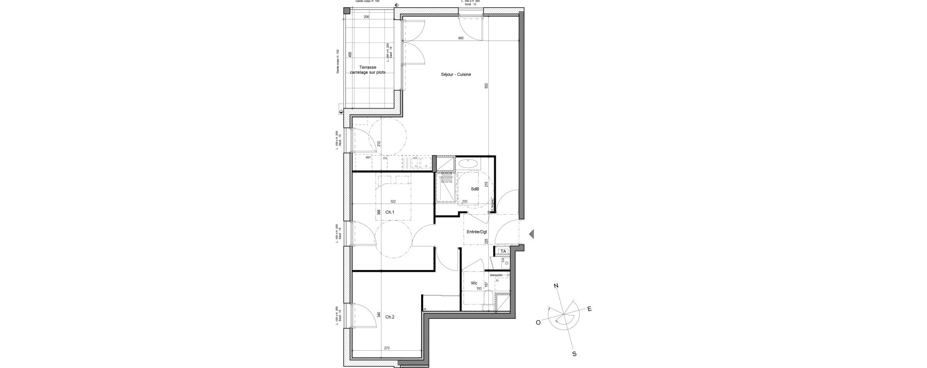 Appartement T3 de 70,43 m2 &agrave; Saint-Pierre-En-Faucigny Centre