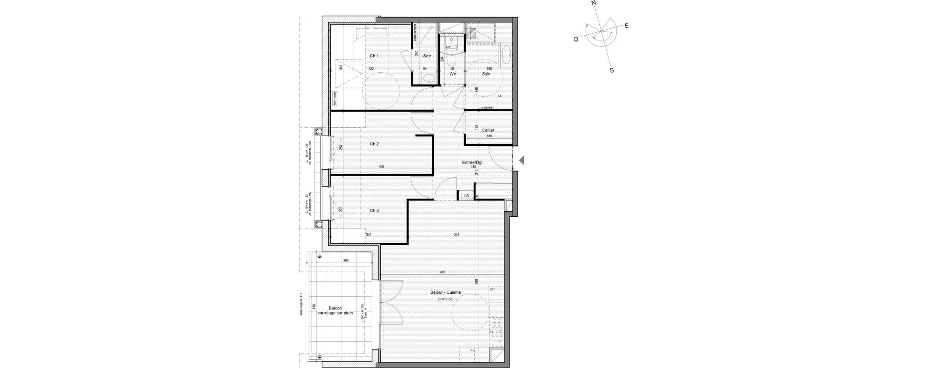 Appartement T4 de 83,37 m2 &agrave; Saint-Pierre-En-Faucigny Centre