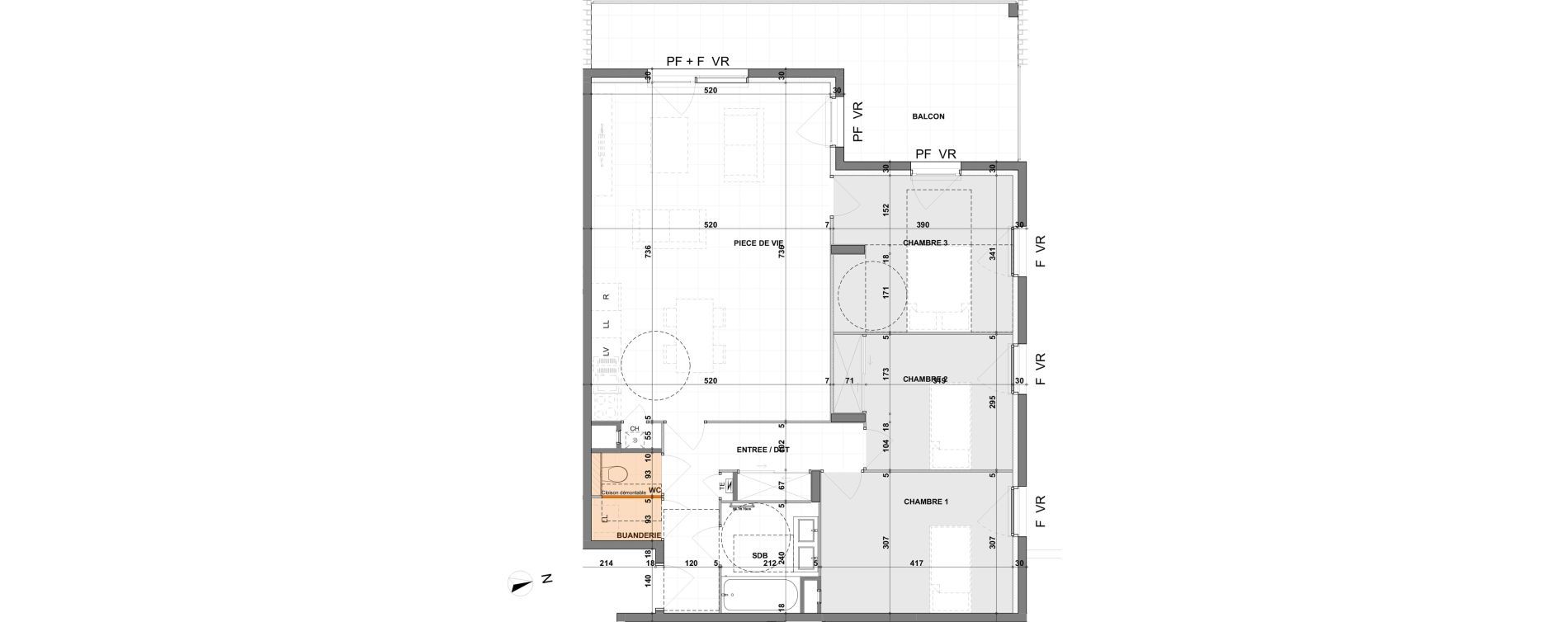 Appartement T4 de 91,48 m2 &agrave; Saint-Pierre-En-Faucigny Centre