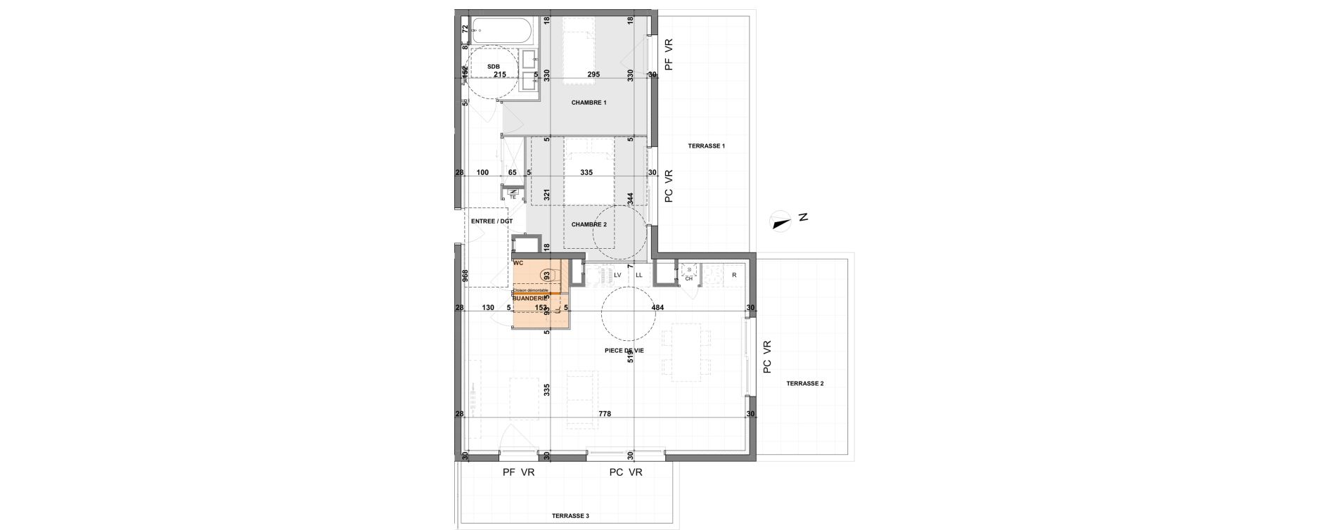 Appartement T3 de 71,50 m2 &agrave; Saint-Pierre-En-Faucigny Centre
